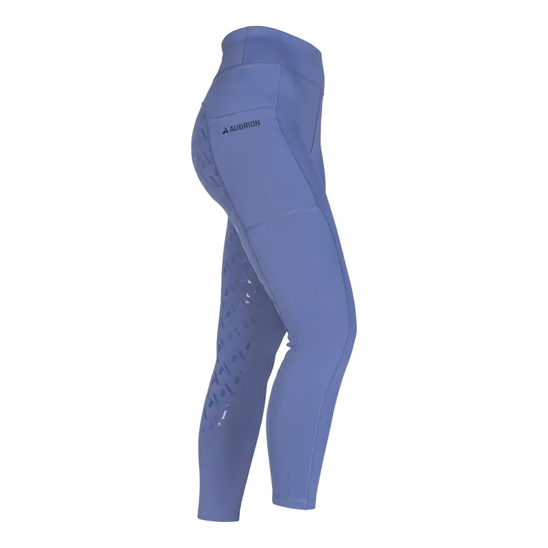 Aubrion React Winter Riding Tights in Sky