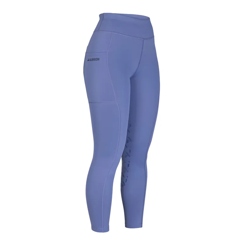 Aubrion React Winter Riding Tights in Sky-1