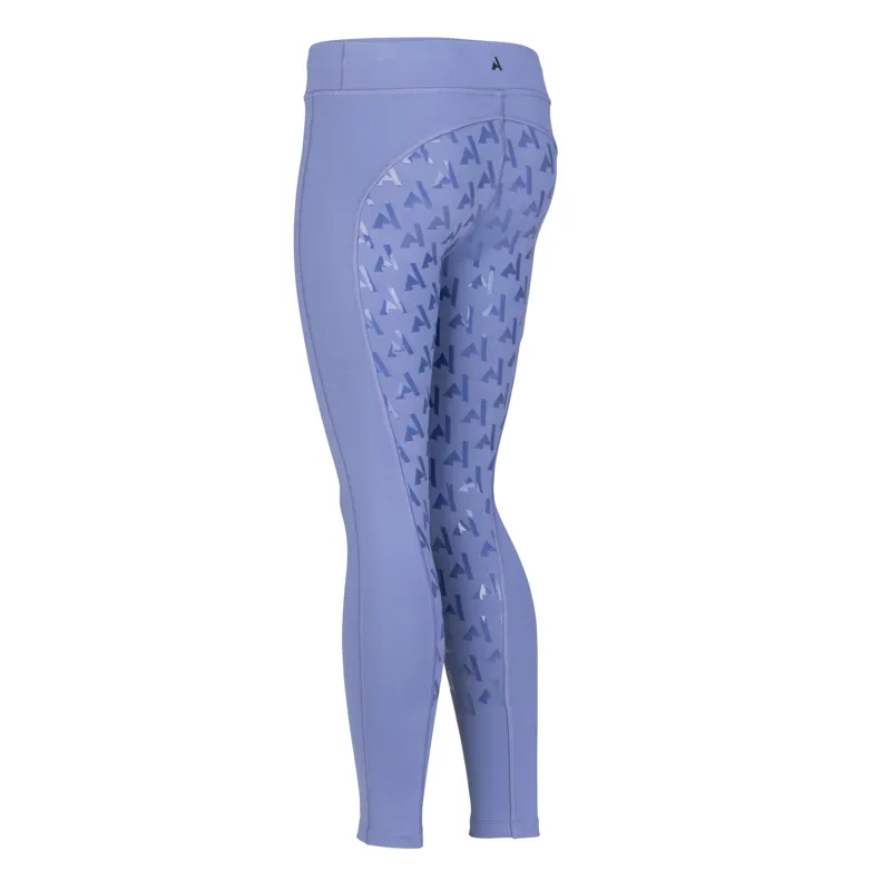 Aubrion React Winter Riding Tights Young Rider in Blue-5