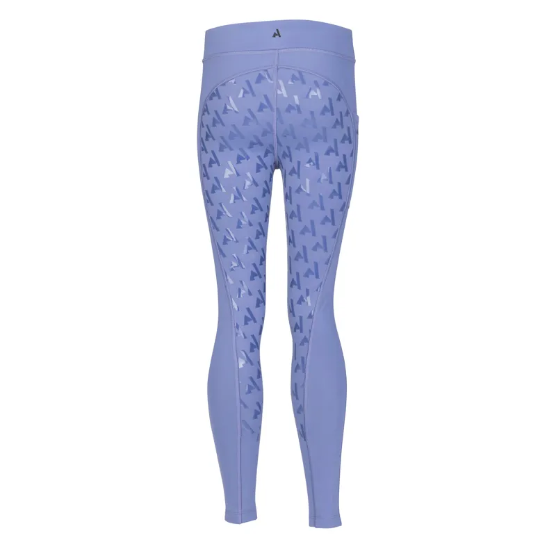 Aubrion React Winter Riding Tights Young Rider in Blue-6