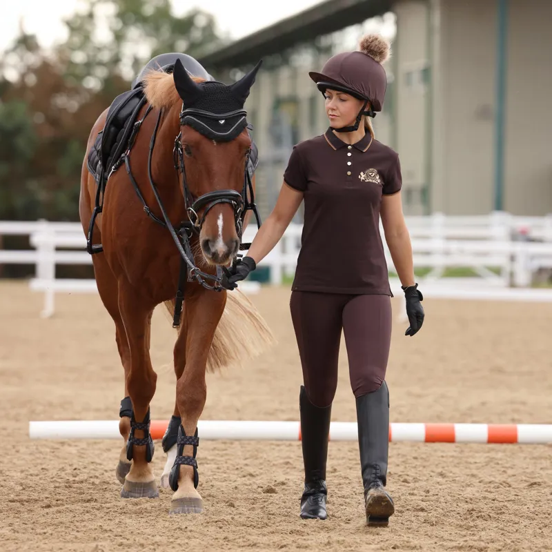 Aubrion Team Riding Tights in Umber