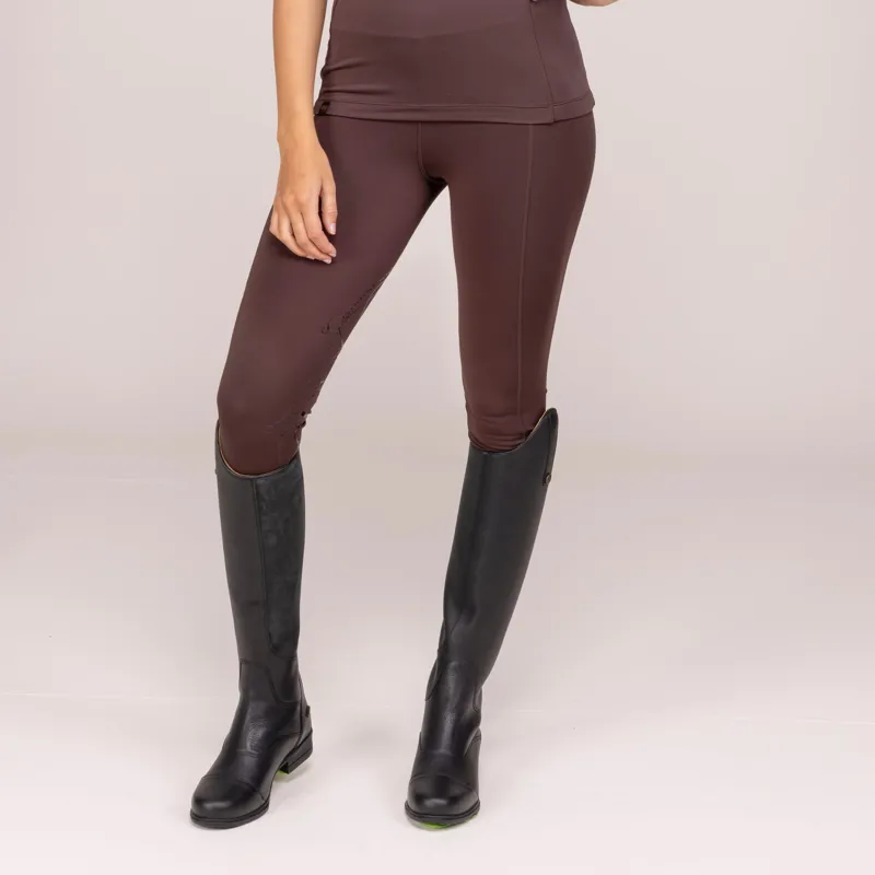 Aubrion Team Riding Tights in Umber-1