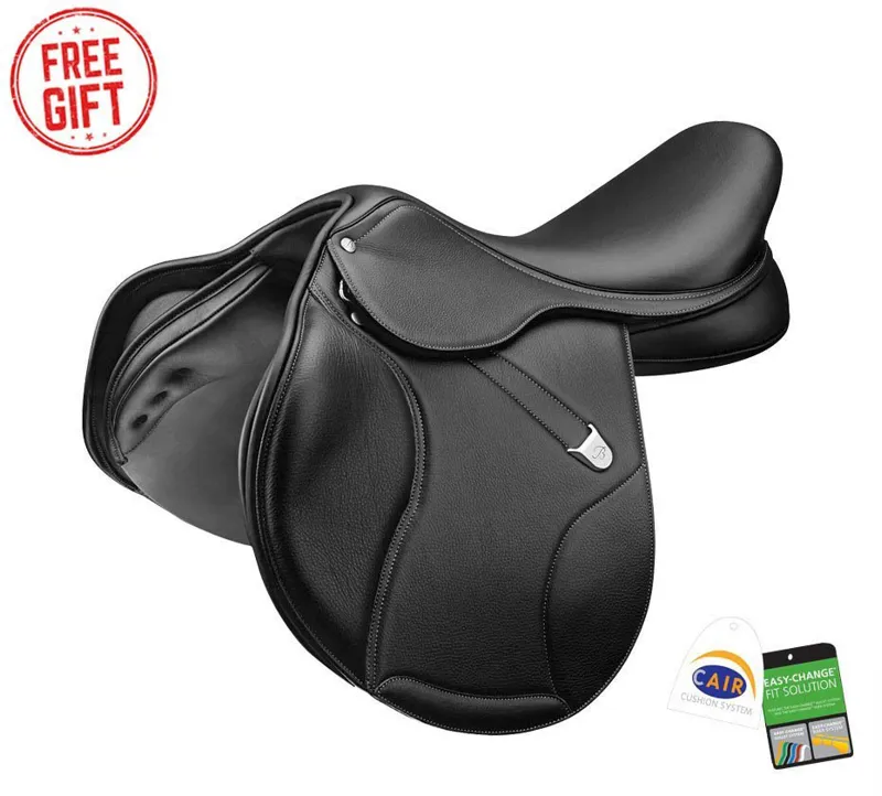 Bates Elevation Deep Seat Plus Saddle with Cair in Black
