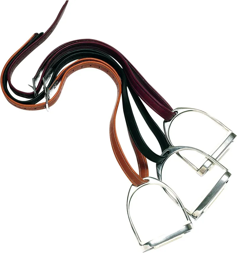 Bates Saddles Classic Stirrup Leathers in Brown-2
