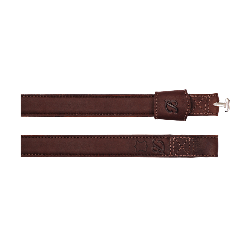 Bates Saddles Luxe Leather Webbers in Classic Brown-1