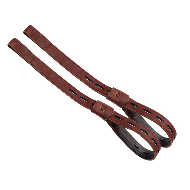 Bates Saddles Luxe Leather Webbers in Classic Brown-2