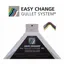 Bates/Wintec Easy Change Gullets Medium in Black