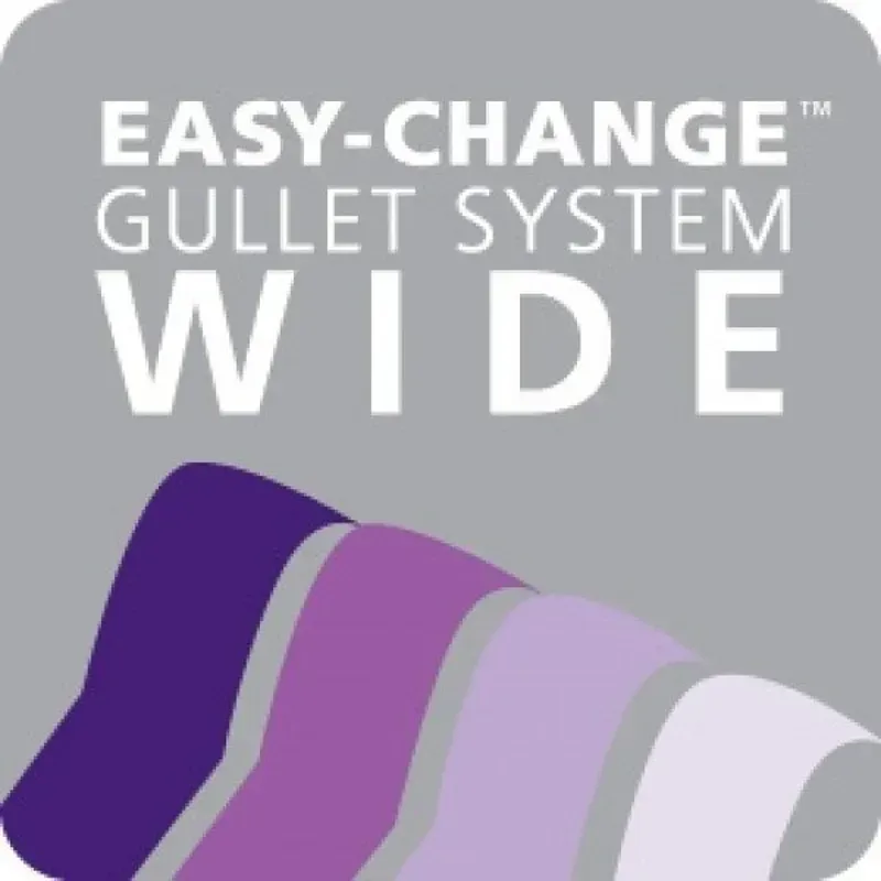 Bates/Wintec Easy Change Gullets Wide in Purple-1