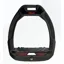 Flex On Safe-On Inclined Ultra Grip Safety Stirrups In  Black/Black/Burgundy