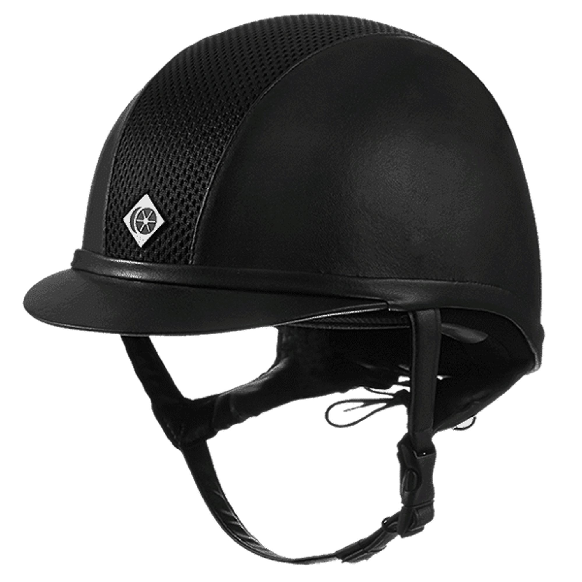 Casque d’équitation Flex-on Armet noir avec visière Casque d’équitation Flex-on Armet noir avec visière
