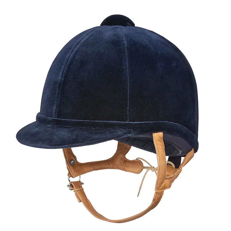 Charles Owen Fian Riding Hat in Navy