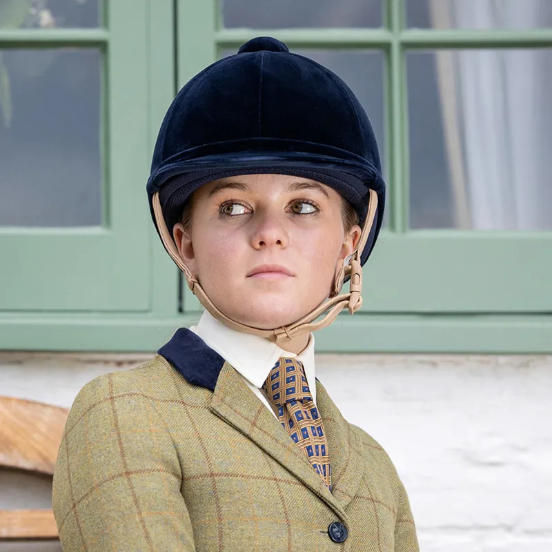 Charles Owen Hampton Riding Hat in Blue-1