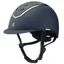 Charles Owen Kylo Riding Hat in Navy Matt and Pewter