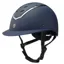 Charles Owen Kylo Riding Hat Wide Peak in Navy Matt/Pewter
