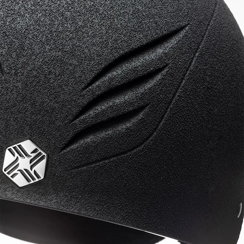 EQx Phoenix Skull Cap in Black and Silver-5