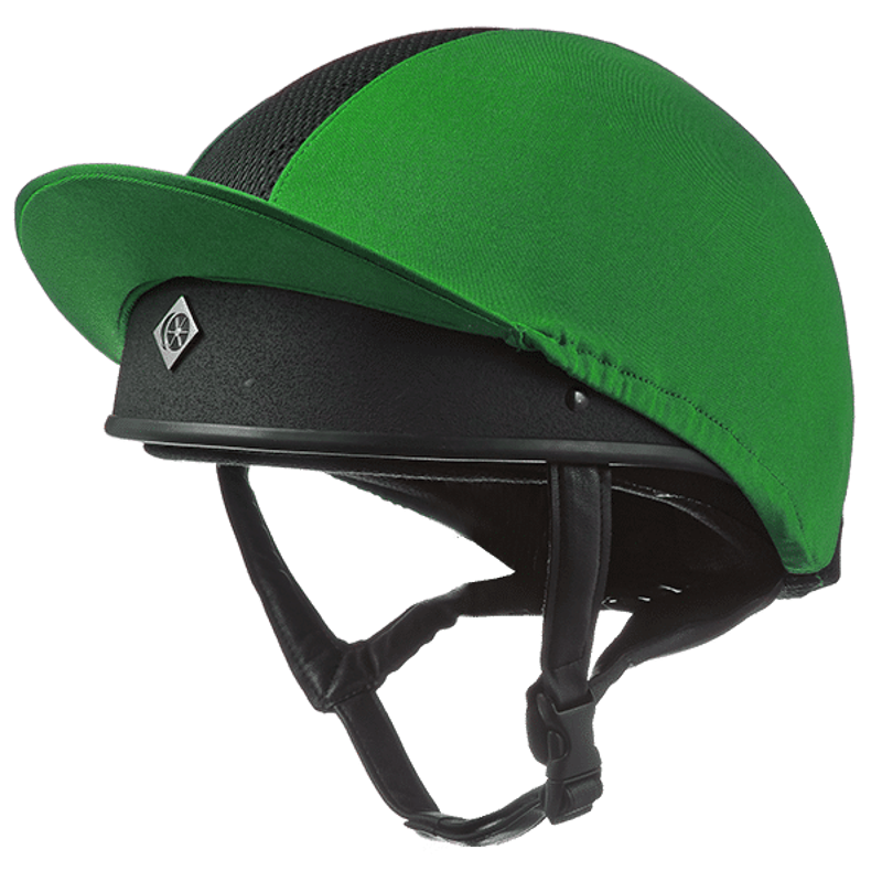 Charles Owen Pro II Hat Silk in Emerald