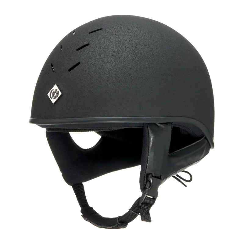 Charles Owen Race II Jockey Skull Cap in Black