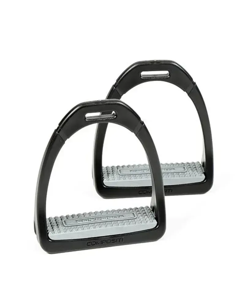Compositi Premium Profile Stirrup Irons Adults in Grey