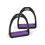 Compositi Premium Profile Stirrup Irons Adults in Purple