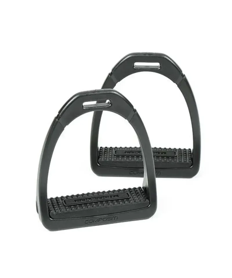 Compositi Premium Stirrup Irons Childs in Black