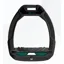 Flex On Safe-On Inclined Ultra Grip Safety Stirrups In Black/Black/Dark Green