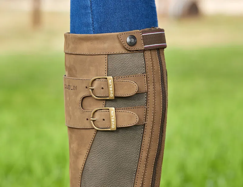 Dublin Pollard Boots in Dark Brown-1