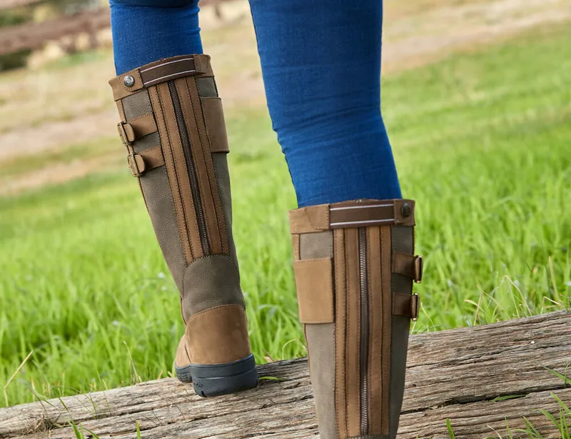 Dublin Pollard Boots in Dark Brown-2