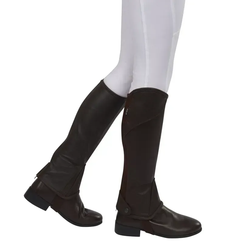 Dublin Stretch Fit Half Chaps Adult Brown