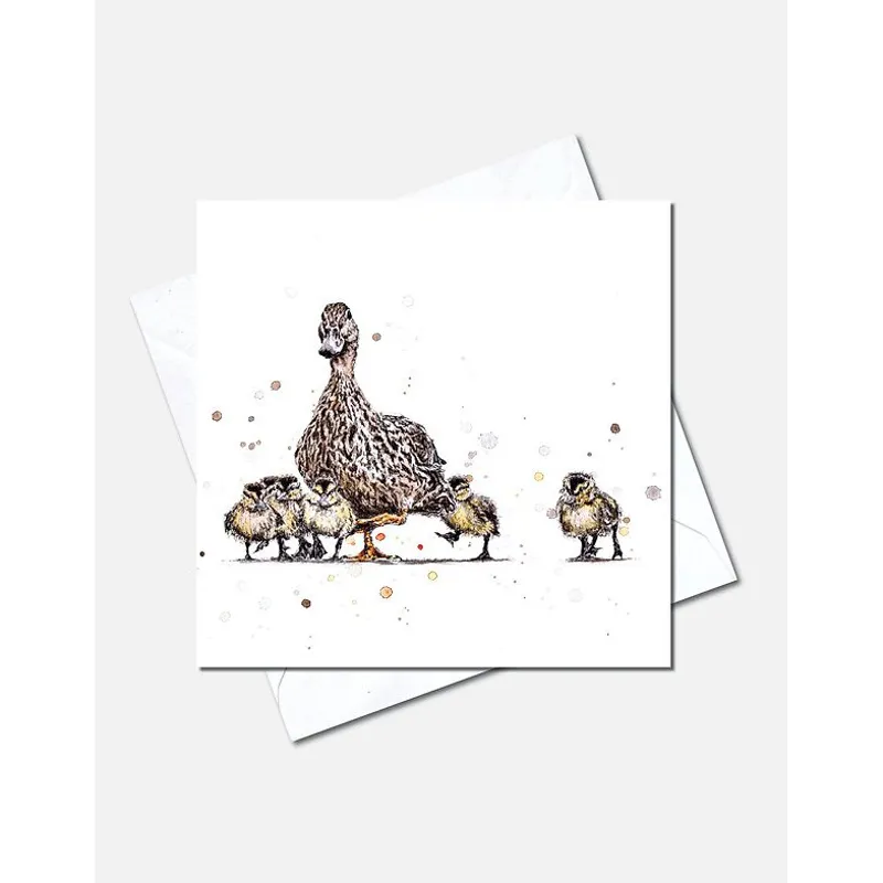Eleanor Tomlinson Art Mother Duck Greeting Card