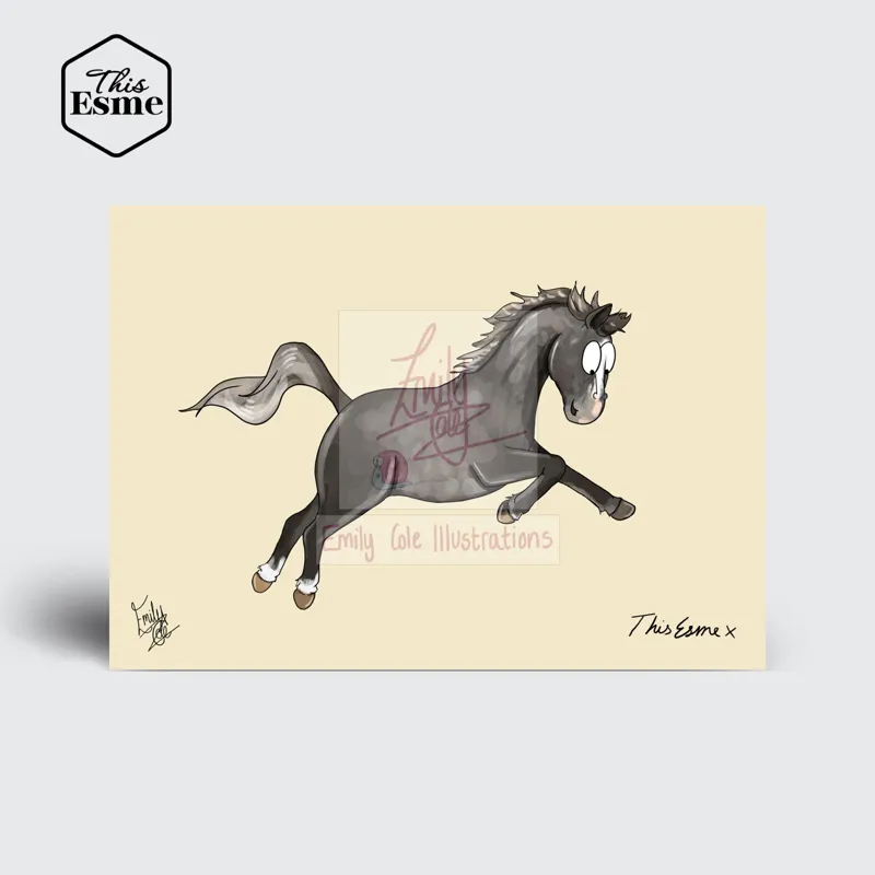 Emily Cole Duke This Esme Greeting Card A5