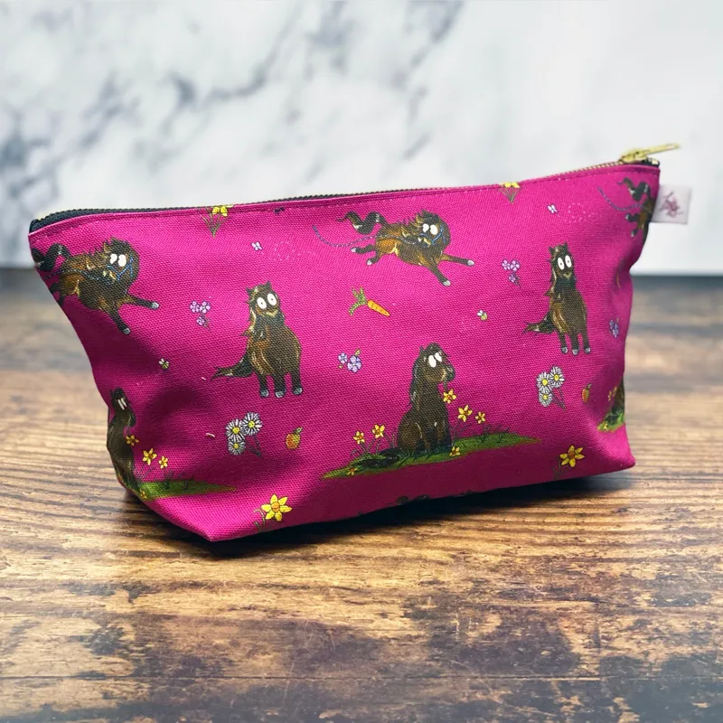 Emily Cole Little Alf Wash Bag in Pink