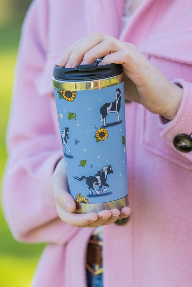 Emily Cole Piebold Pony Travel Mug