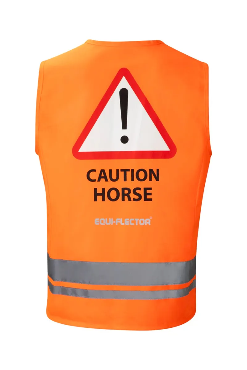 Equi-Flector Safety Vest in Orange-1