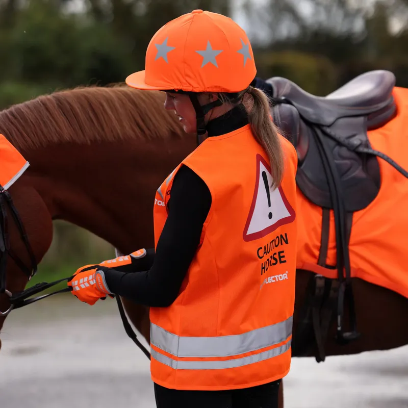 Equi-Flector Safety Vest in Orange-3