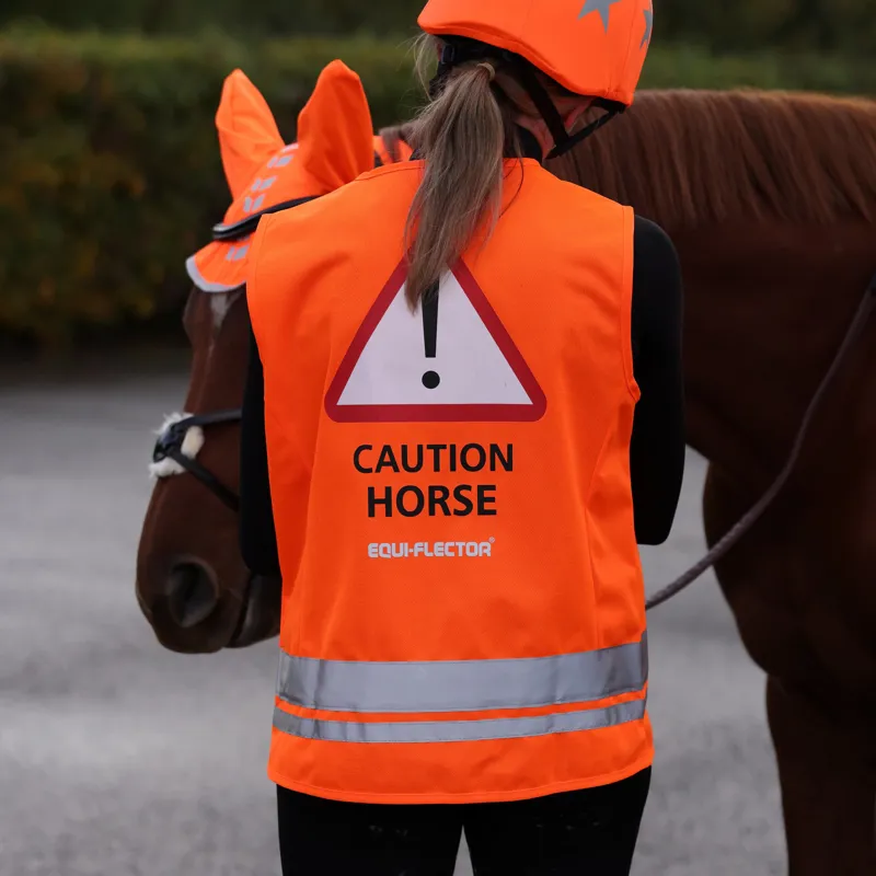 Equi-Flector Safety Vest in Orange-4