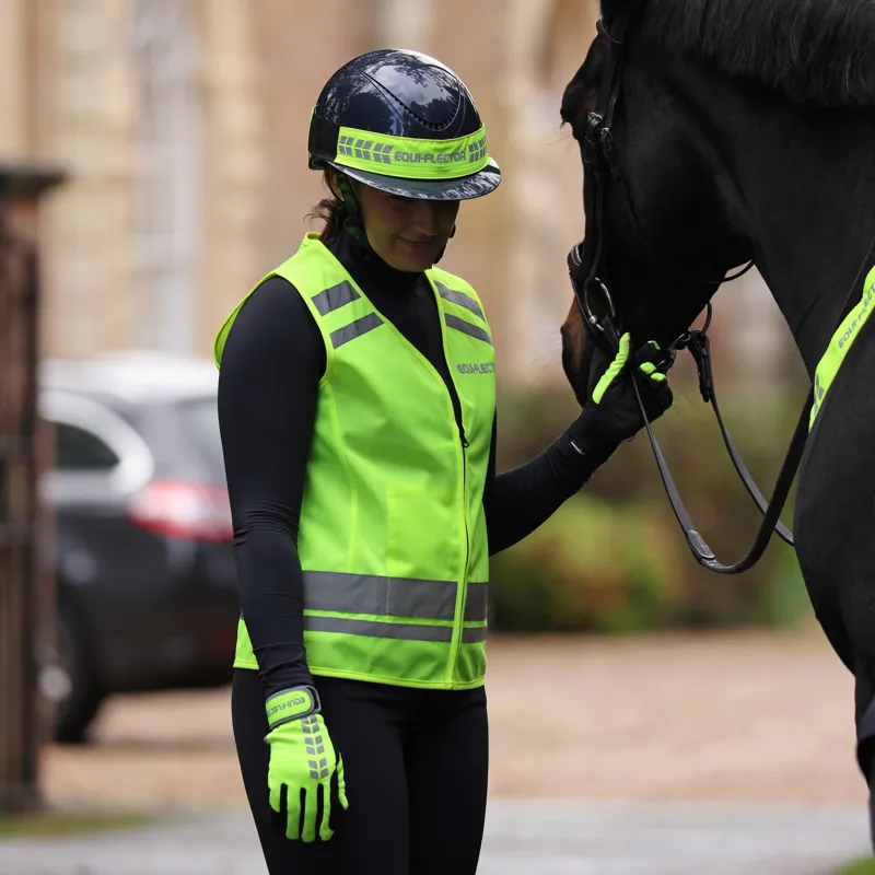 Equi-Flector Safety Vest in Yellow-2