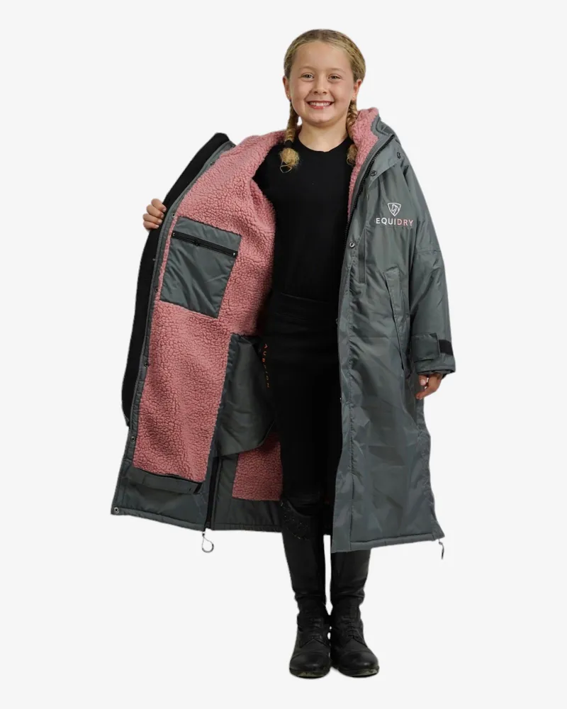 Equidry Evolution All Rounder Junior in Charcoal and Pale Pink-2