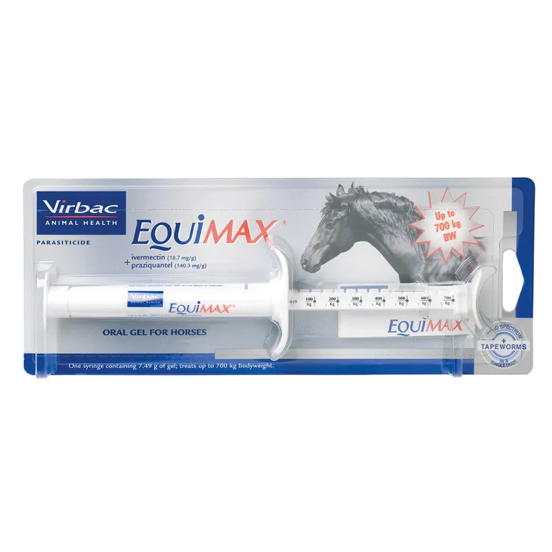 Equimax Oral Paste Horse Wormer 1 x Syringe 7.49g