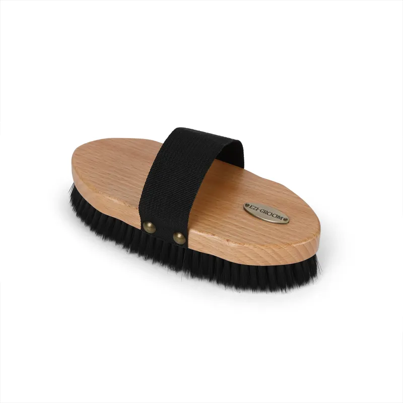 Ezi-Groom Premium Body Brush in Black