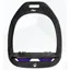 Flex-On Green Composite Inclined Ultra Grip Stirrups in Black/Purple