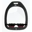 Flex-On Green Composite Inclined Ultra Grip Stirrups in Black/Burgundy