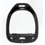 Flex-On Green Composite Inclined Ultra Grip Stirrups in Black/Black/Black