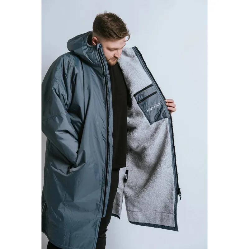 Hazy Blue Newquay All Weather Robe Adults in Teal-3