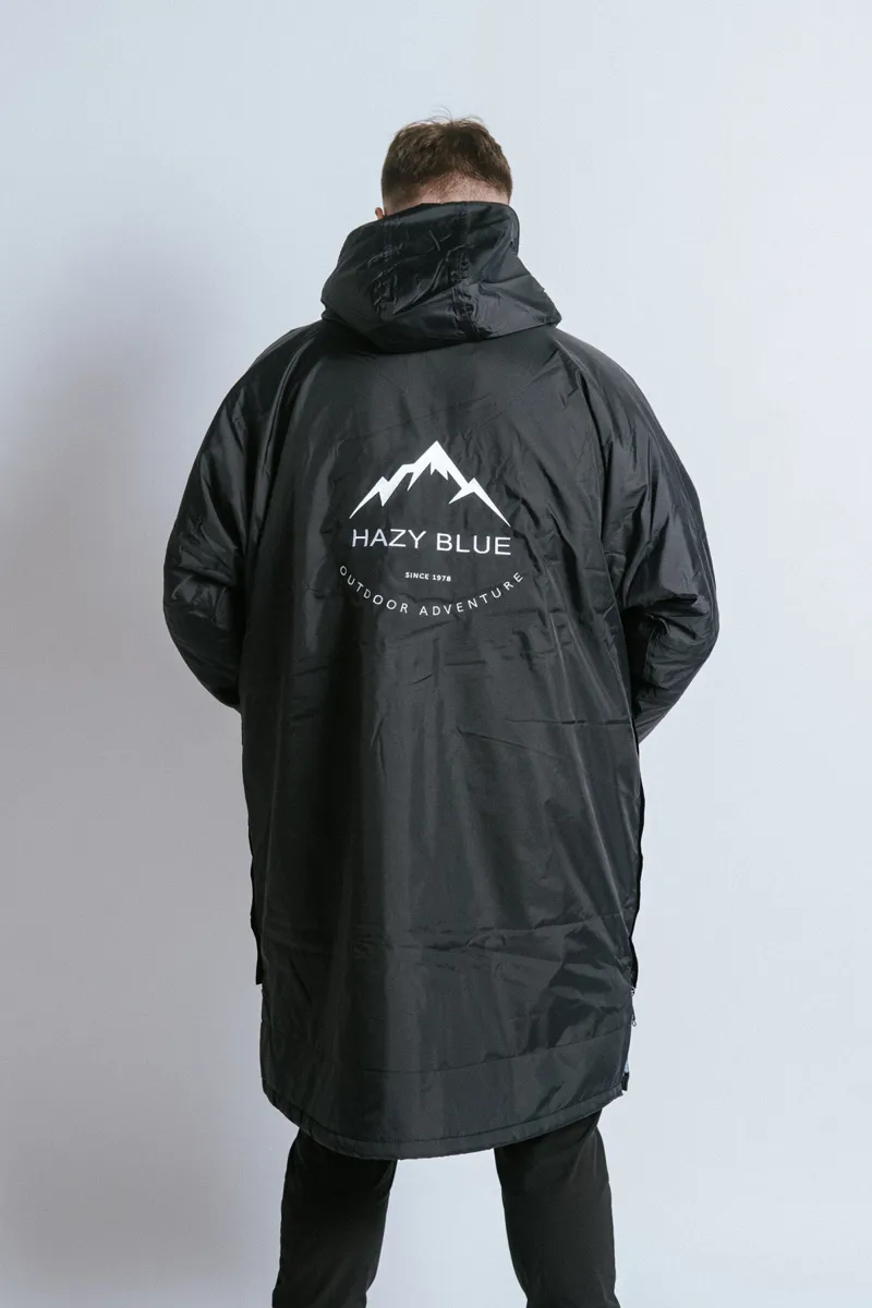 Hazy Blue Padstow Riding All Weather Robe Adults in Black-4