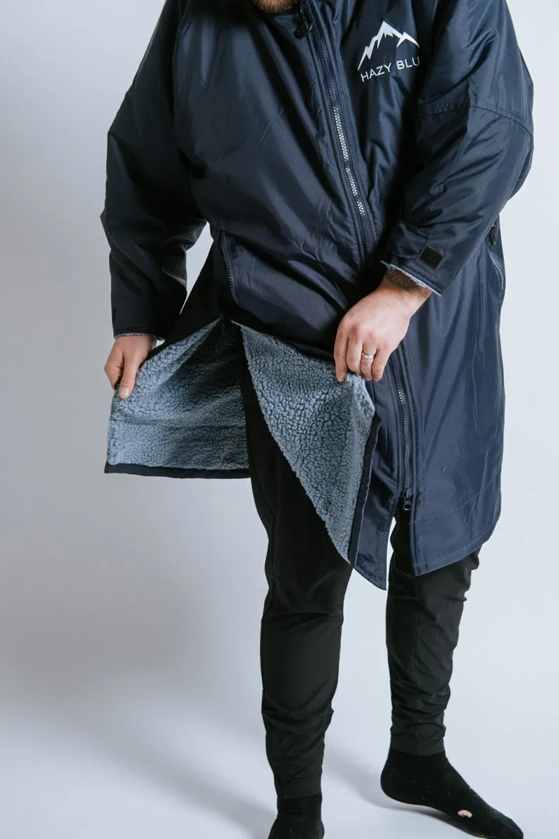 Hazy Blue Padstow Riding All Weather Robe Adults in Navy-3