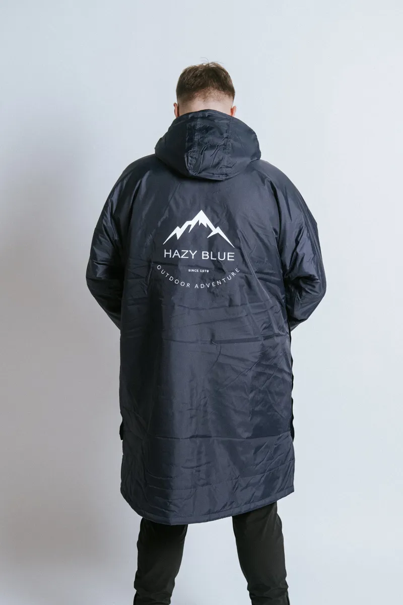 Hazy Blue Padstow Riding All Weather Robe Adults in Navy-5