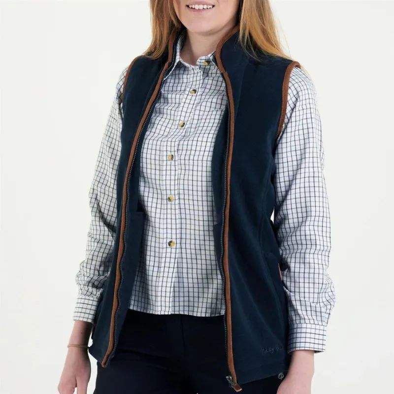 Hazy Blue Sofia Ladies Gilet in Navy-1