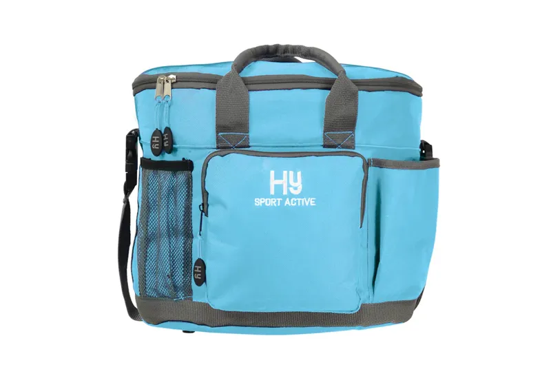 Hy Equestrian Sport Active Grooming Bag in Sky Blue
