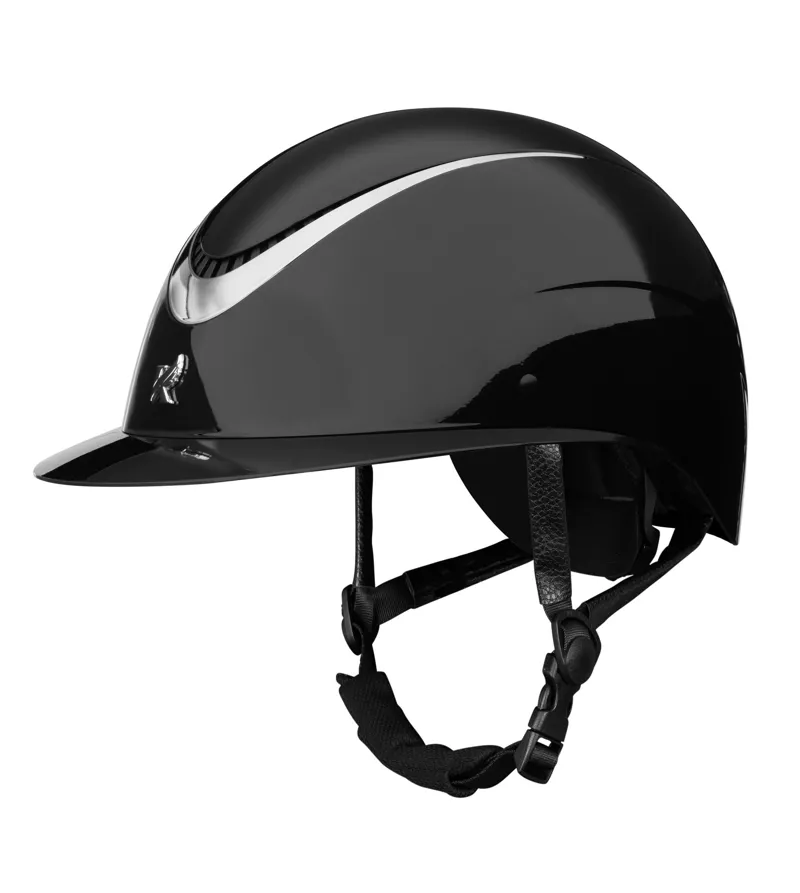 Karben Alina WP Ellipse Riding Hat in Black and Gun Metal-1