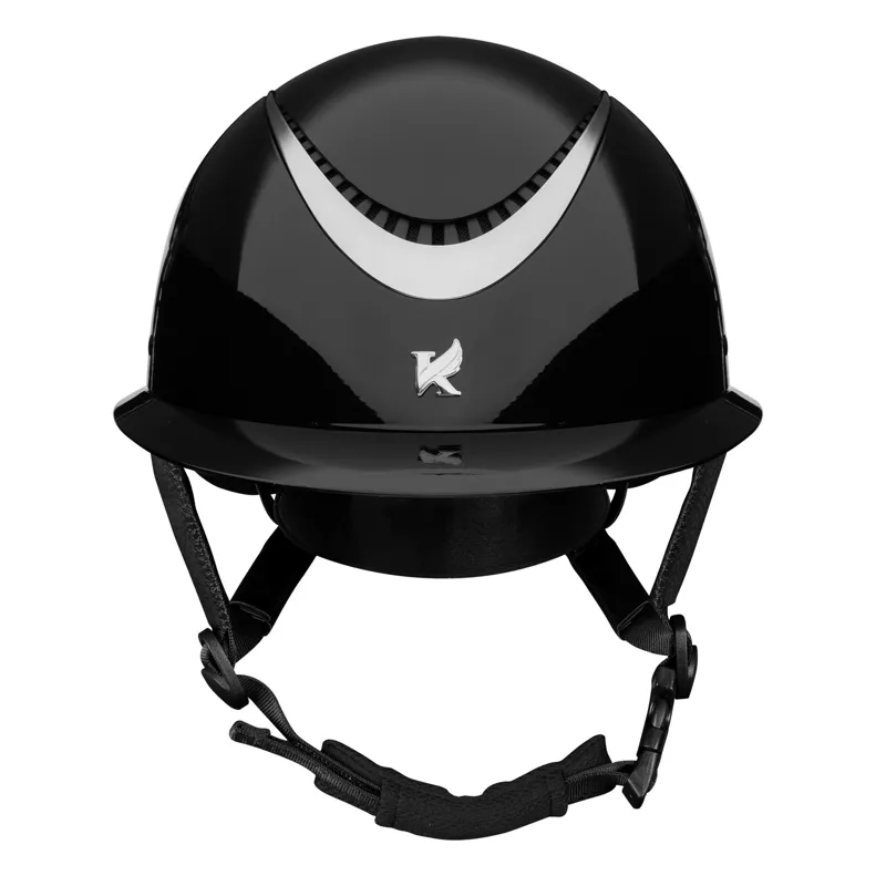 Karben Alina WP Ellipse Riding Hat in Black and Gun Metal-2